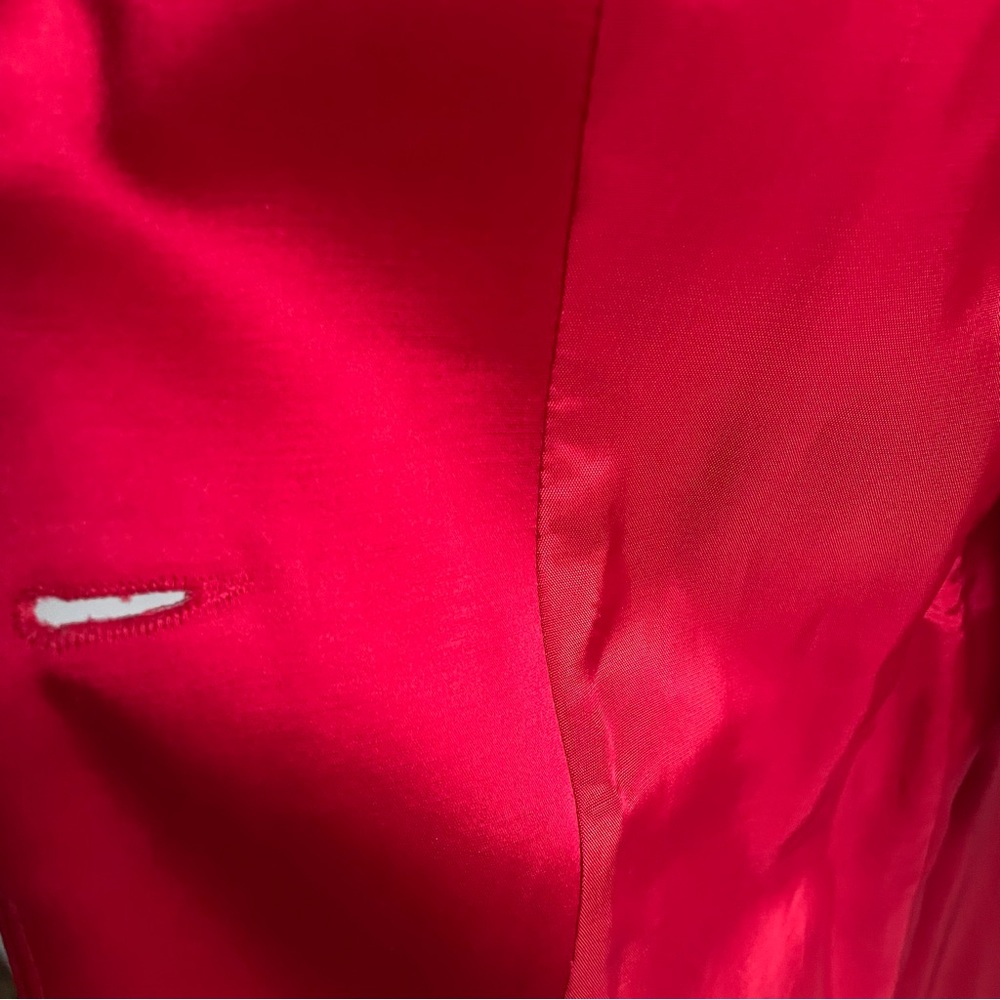 Karen Kane Lifestyle Vibrant Red One-button Blazer in Size 10 - Picture 14 of 14